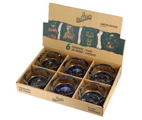 Τασάκι Γυάλινο Διαφανές Belfam - Dark Worlds 8,5cm - Τιμή: 3,30€