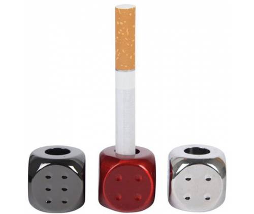 Snuffer Metal Dice Design (Mini Ashtray) - 2.4cm -  Price: 3,20€