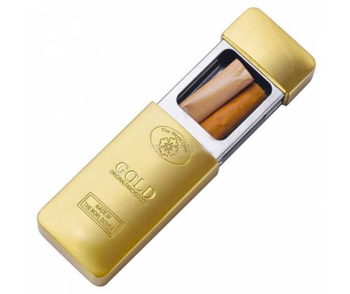Champ Τασάκι Μεταλλικό Τσέπης Ράβδος Χρυσού - 6.8cm - Τιμή: 7,90€