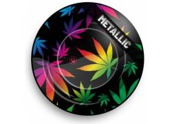 Metal Ashtray - Leaves Gradient Design