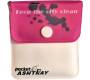 Ατομικό Τασάκι City Clean Pocket Ashtray με Φύλλα για Απόρριψη Τσίχλας - Ροζ - Τιμή: 3,20€