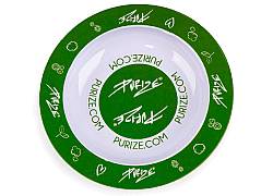 Purize Metal Ashtray - Green Logo