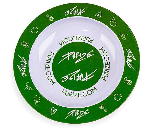 Purize Metal Ashtray - Green Logo -  Price: 3,40€
