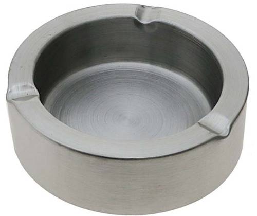 Μεταλλικό Τασάκι Silver Ασημί - 12cm - Τιμή: 4,70€