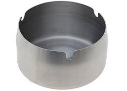 Μεταλλικό Τασάκι Round Ashtray Silver Matt - Large 9,5cm