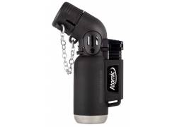 Atomic Αναπτήρας Αντιανεμικός - Double Jet Flame Tankboy Μαύρο