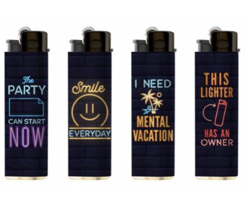 Smoking Lighter Stone Festival - Neon -  Price: 0,99€