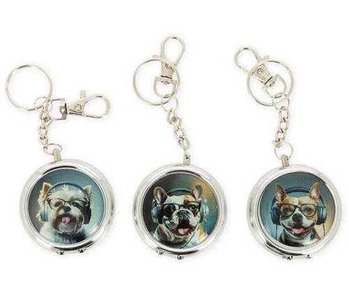 Τασάκι Τσέπης Μίνι Μπρελόκ - Dogs - Τιμή: 3,20€