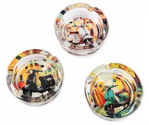 Τασάκι Γυάλινο Διαφανές Belfam - Bella Vita 8,5cm - Τιμή: 3,30€