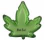 Τασάκι Γυάλινο Leaf Green Σχέδιο Κάνναβη - 13x13cm - Τιμή: 5,50€