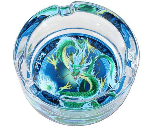 Τασάκι Γυάλινο Διαφανές - Qinglong Drache 8.5cm - Τιμή: 3,80€
