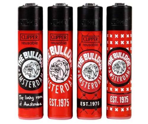 The Bulldog Amsterdam Αναπτήρας Clipper RBW Amsterdam - Κόκκινος - Τιμή: 1,70€