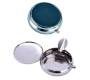 Τασάκι Ανοξείδωτο Τσέπης - Champ Leather Look Μπλε - Τιμή: 3,70€