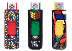 Αναπτήρας Αντιανεμικός Champ USB Rubik 's - Διάφορα Χρώματα