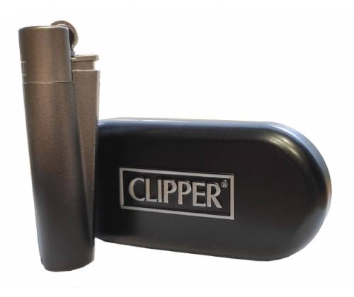 Clipper Αναπτήρας Μεταλλικός Μεγάλος - Black Gradient Metal -  Price: 11,90€