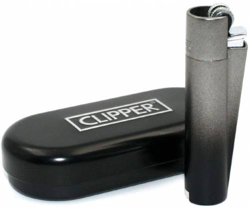 Clipper Αναπτήρας Μεταλλικός Μεγάλος - Black Gradient Metal -  Price: 11,90€