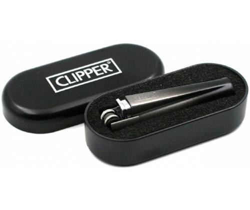 Clipper Αναπτήρας Μεταλλικός Μεγάλος - Black Gradient Metal -  Price: 11,90€