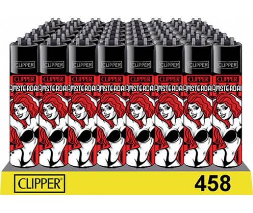 Clipper Αναπτήρας Μεγάλος - Amsterdam Red Light - Τιμή: 1,10€