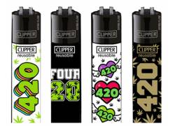 Clipper Αναπτήρας Μεγάλος - 420 Cards