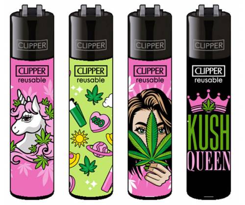 Clipper Αναπτήρας Μεγάλος - 420 Girly -  Price: 1,30€