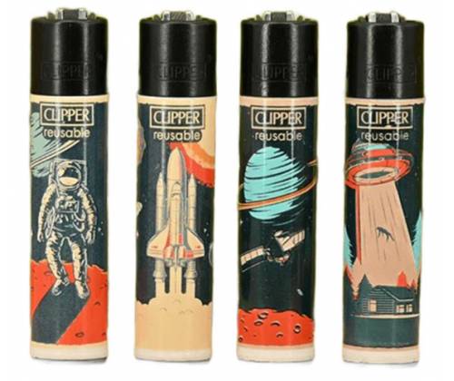 Clipper Αναπτήρας Μεγάλος - Space - Τιμή: 1,30€