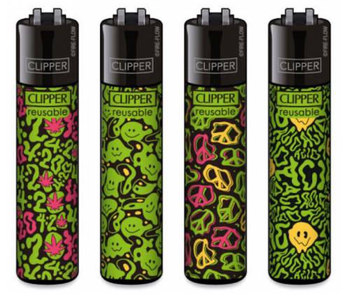 Clipper Αναπτήρας Μεγάλος - Acid - Τιμή: 1,30€