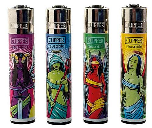 Clipper Αναπτήρας Μεγάλος - Angel vs Demon - Τιμή: 1,40€