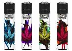 Clipper Αναπτήρας Μεγάλος - Artistic Leaves