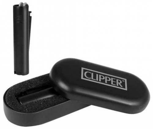 Clipper Αναπτήρας Μεταλλικός Μεγάλος - Black Matt Metal - Τιμή: 11,90€
