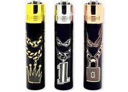 Clipper Αναπτήρας Μεταλλικός Μεγάλος - Bling Chains Metal