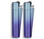 Clipper Αναπτήρας Μεταλλικός Μεγάλος - Blue / Purple Gradient Metal - Τιμή: 11,90€