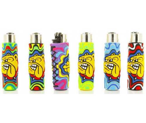 Θήκη Clipper The Bulldog από Καουτσούκ 3D με Αναπτήρα Clipper Μεγάλο - Head -  Price: 4,90€