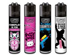 Clipper Αναπτήρας Μεγάλος - Porn Slogan #4 (Ειδική Εκδοση 18+)