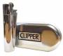 Clipper Αναπτήρας Μεταλλικός Μεγάλος - Chrome Metal - Price: 12,50€