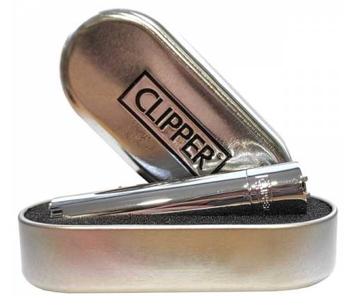 Clipper Αναπτήρας Μεταλλικός Μεγάλος - Chrome Metal - Price: 12,50€