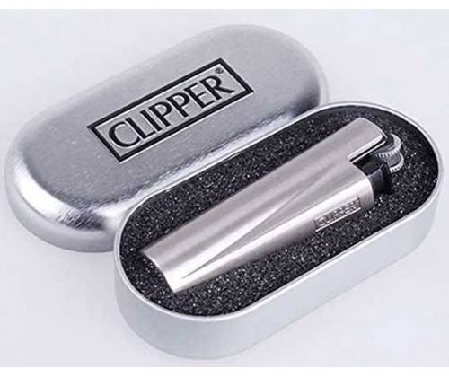 Clipper Αναπτήρας Μεταλλικός Μεγάλος - Chrome Metal - Price: 12,50€