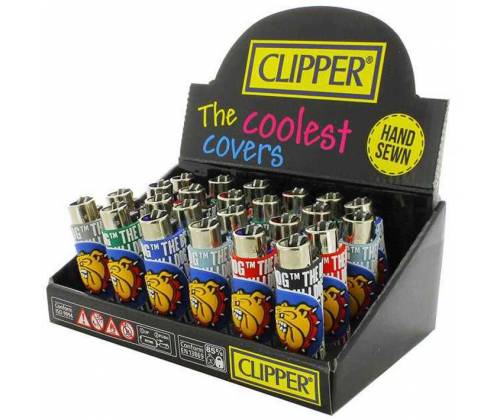 Clipper The Bulldog 3D Rubber Case with Clipper Lighter Large - Text -  Price: 4,90€