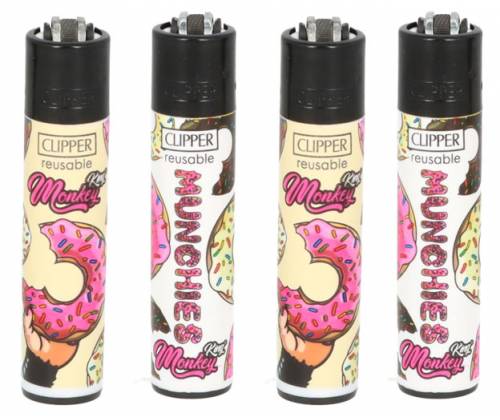 Clipper Αναπτήρας Μεγάλος - Monkey King Donuts - Τιμή: 1,50€