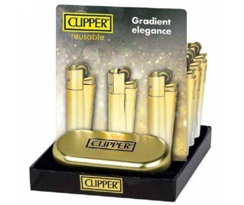 Clipper Αναπτήρας Μεταλλικός Μεγάλος - Elegance Gradient Metal -  Price: 11,00€