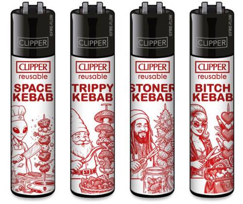 Clipper Αναπτήρας Μεγάλος - FFX Kebab (Ειδική Εκδοση 18+) - Τιμή: 1,90€
