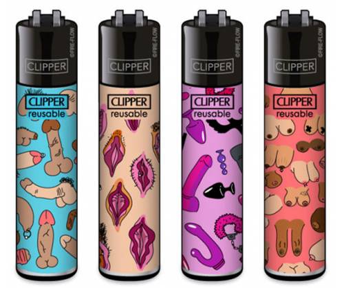 Clipper Αναπτήρας Μεγάλος - Sex Pattern (Ειδική έκδοση 18+) - Τιμή: 1,90€