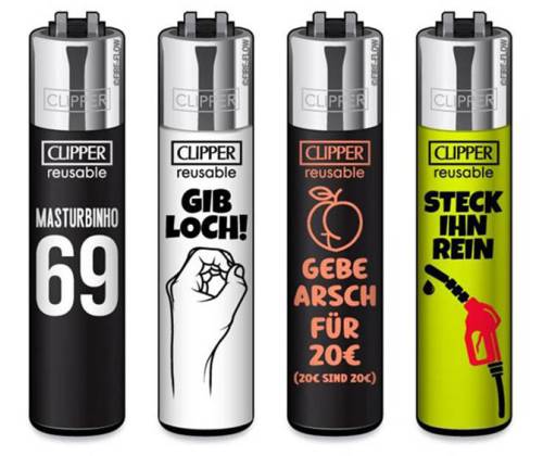 Clipper Lighter Large - FFX Sex Quotes (Special Edition 18+) - Price: 1,90€