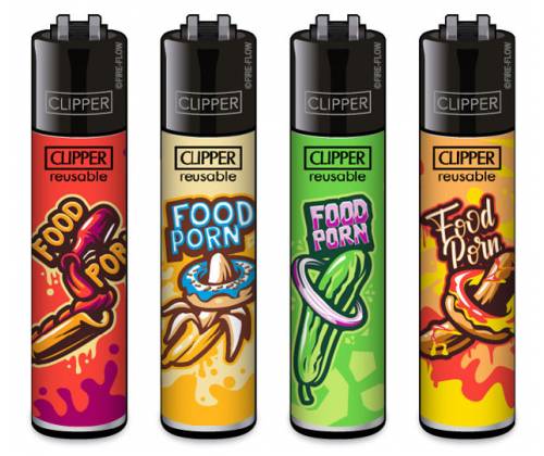 Clipper Αναπτήρας Μεγάλος - Food Porn (Ειδική έκδοση 18+) -  Price: 1,90€