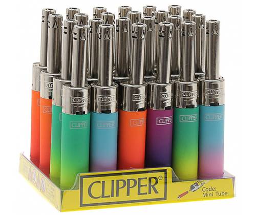 Αναπτήρας Clipper FZ Mini Ηλεκτρονικός - Grandient Color - Τιμή: 1,80€