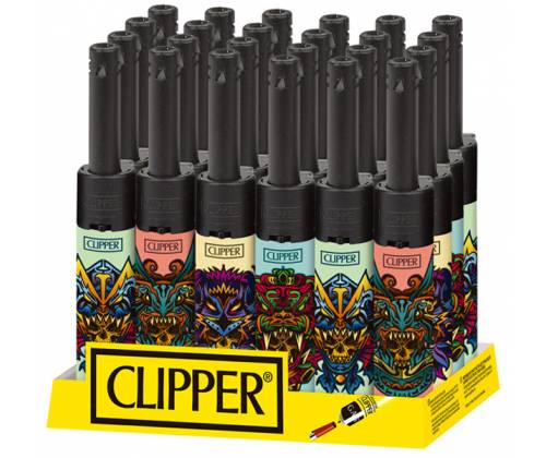 Αναπτήρας Clipper FZ Mini Ηλεκτρονικός - Hispanics Skulls - Τιμή: 1,80€