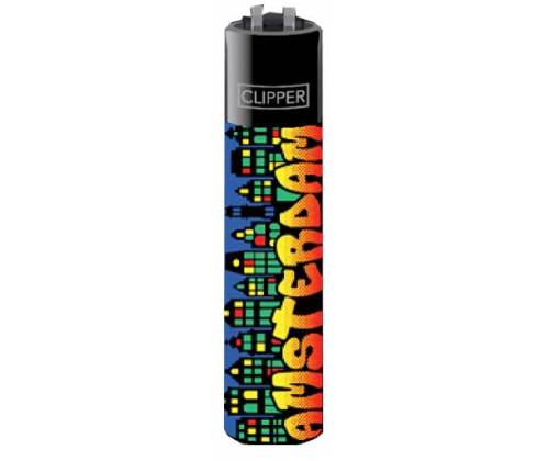 Clipper Αναπτήρας Μεγάλος - Graffity Amsterdam - Τιμή: 1,30€