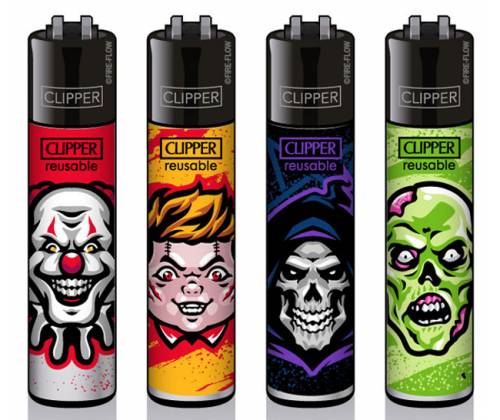 Clipper Αναπτήρας Μεγάλος - Horror - Τιμή: 1,30€