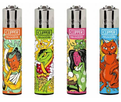 Clipper Αναπτήρας Μεγάλος - Japan Gods -  Price: 1,30€