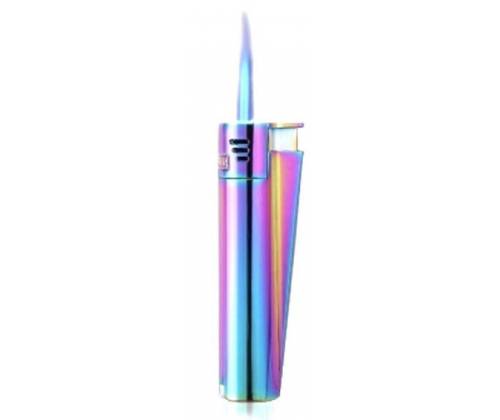 Clipper Αναπτήρας Μεταλλικός Αντιανεμικός Jet Flame - Rainbow Metal -  Price: 12,90€