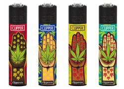 Clipper Αναπτήρας Μεγάλος - Hand Weed Design